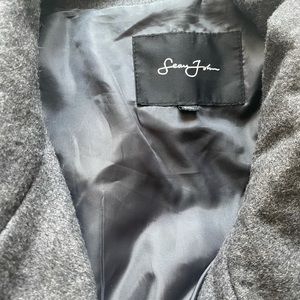 Sean John Wool 3/4 Grey Trench size 3xl